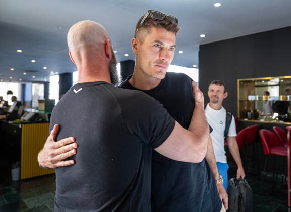 Czech national football team meeting prior to the World Cup in Prague, Czech Republic, May 28, 2026. At right is Patrik Schick. (CTKxPhoto MichaelaxRihova) CTKPhotoP2026052803437  CTKPhotoP2026052803437