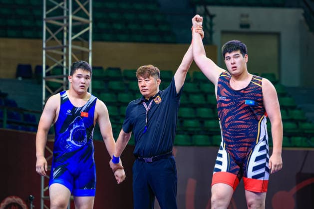 U17, U 17 Wrestling Asian Championships 110kg GR - Arystan Temergali (KAZ) df. Nariman Muzuretovich Anarkulov (KGZ)
