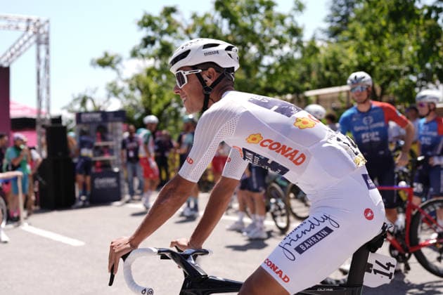 Portugal™s Afonso Oliveira Eulalio of Bahrain Victorious during Stage 18 of the Giro d™Italia, from Fai della Paganella to Pieve di Soligo, Italy - Thursday May 28, 2026.  Copyright: xMassimoxPaolonex xLaPressex