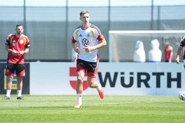 Nico Schlotterbeck (Deutschland Germany) - Herzo Base 28.05.2026: Deutsche Nationalmannschaft, Trainingslager zur WM-Vorbereitung, Home Ground, HerzoBase, World of Adidas, Herzogenaurach