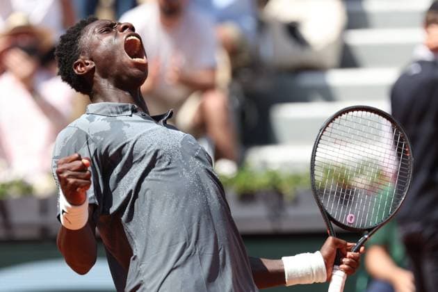 ROLAND GARROS PHOTOPQR LE PARISIEN LP Arnaud Journois (Staff) ; PARIS ; 28 05 2026 ; le 28 mai 2026 - Paris - Stade Roland Garros - Tennis - Internationaux de France - Simple Messieurs Court Suzanne Lenglen - 2ème tour - Moise Kouame vs Adolfo Daniel Vallejo. Ici Moise Kouame. Photo Le Parisien Arnaud Journois - Roland Garros French Open tennis tournament, in Paris, France, on 28 May 2026 PARIS France  Copyright: xPHOTOPQR LExPARISIEN MAXPPPxLPx xArnaudxJournoisx(Staff)x 20260528LPA6874 20260528LPA6874