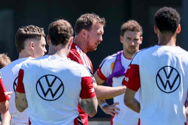 Bundestrainer Julian Nagelsmann (Germany) gestikuliert, , Training der deutschen Fussball Nationalmannschaft, Home Ground am 28. May 2026 in Herzogenaurach, Deutschland. (Foto von Marco Steinbrenner DeFodi Images) Bundestrainer Julian Nagelsmann (Germany) gestures, , Training der deutschen Fussball Nationalmannschaft, Home Ground, May 28, 2026 in Herzogenaurach, Germany. (Photo by Marco Steinbrenner DeFodi Images) -