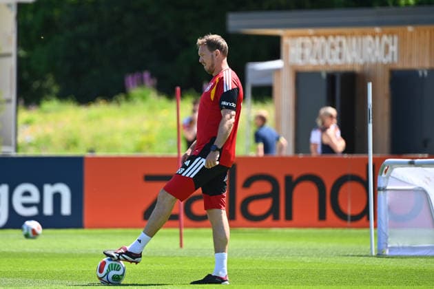 Bundestrainer Julian NAGELSMANN (GER) am Ball, Deutsche Fussball Nationalmannschaft,WM Vorbereitung, Trainingslager in Herzogenaurach am 28.05.2026.