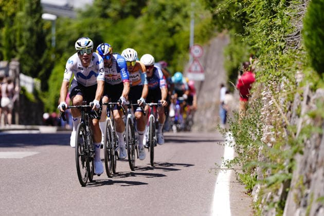 Italy™s Lorenzo Milesi of Movistar Team during Stage 18 of the Giro d™Italia, from Fai della Paganella to Pieve di Soligo, Italy - Thursday May 28, 2026.  Copyright: xFabioxFerrarix xLaPressex