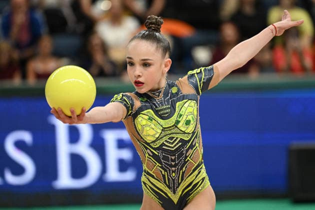 OTHER - Gymnastics - European Championships in Rhythmic gymnastics, Rhythmische Sportgymnastik, RSG Photo by IPA ABACAPRESS.COM85135968 - NIKOLOVA Stiliana (BUL) during European Championships in Rhythmic Gymnastics, Gymnastics in Varna, Bulgaria, May 28 2026 Varna Bulgaria  Copyright: xIPAxSport ABACAx