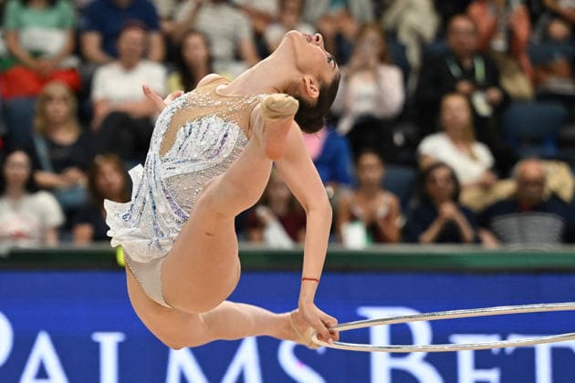 OTHER - Gymnastics - European Championships in Rhythmic gymnastics, Rhythmische Sportgymnastik, RSG Photo by IPA ABACAPRESS.COM85135969 - BREZALIEVA Eva (BUL) during European Championships in Rhythmic Gymnastics, Gymnastics in Varna, Bulgaria, May 28 2026 Varna Bulgaria  Copyright: xIPAxSport ABACAx