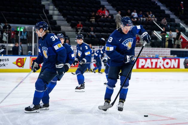 260528 Jesse Puljujärvi of Finland ahead of the 2026 IIHF Ice hockey, Eishockey World Championship, WM, Weltmeisterschaft quarterfinal match between Finland and Czech Republic on May 28, 2026 in Zürich. Photo: Jesper Zerman BILDBYRAN kod JZ JZ0735 ishockey ice hockey ishockey-vm 2026 vm 2026 iihf world championship finland tjeckien czech republic bbeng finland Copyright: JESPERxZERMAN BB260528JZ043