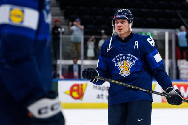 260528 Mikael Granlund of Finland ahead of the 2026 IIHF Ice hockey, Eishockey World Championship, WM, Weltmeisterschaft quarterfinal match between Finland and Czech Republic on May 28, 2026 in Zürich. Photo: Jesper Zerman BILDBYRAN kod JZ JZ0735 ishockey ice hockey ishockey-vm 2026 vm 2026 iihf world championship finland tjeckien czech republic bbeng finland Copyright: JESPERxZERMAN BB260528JZ044