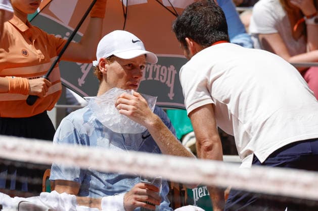 May 28, 2026, Paris, Paris, France: Jannik SINNER (ITA) during the tennis Grand Slam of Roland Garros 2026, at Roland Garros Stadium - on May 28 2026 .Paris - France Paris France - ZUMAb253 20260528_zsp_b253_074 Copyright: xLoicxBaratouxx