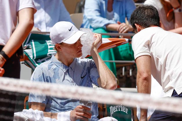 May 28, 2026, Paris, Paris, France: Jannik SINNER (ITA) during the tennis Grand Slam of Roland Garros 2026, at Roland Garros Stadium - on May 28 2026 .Paris - France Paris France - ZUMAb253 20260528_zsp_b253_079 Copyright: xLoicxBaratouxx