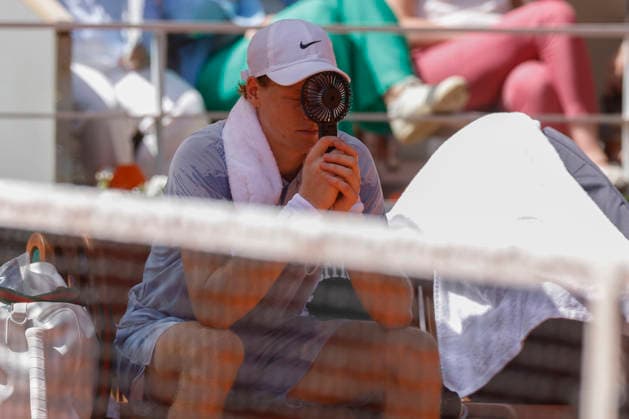 May 28, 2026, Paris, Paris, France: Jannik SINNER (ITA) during the tennis Grand Slam of Roland Garros 2026, at Roland Garros Stadium - on May 28 2026 .Paris - France Paris France - ZUMAb253 20260528_zsp_b253_096 Copyright: xLoicxBaratouxx