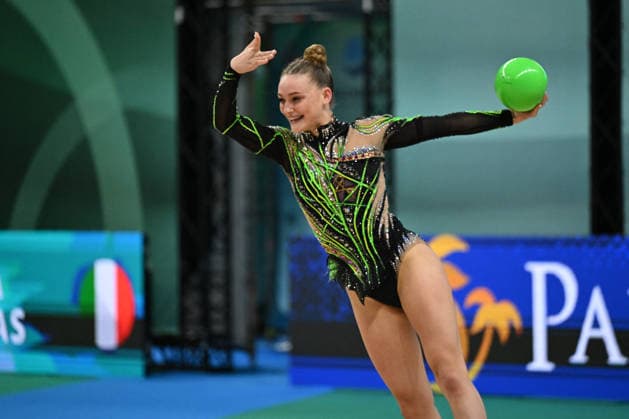 OTHER - Gymnastics - European Championships in Rhythmic gymnastics, Rhythmische Sportgymnastik, RSG Photo by IPA ABACAPRESS.COM85138710 - DRAGAS Tara (ITA) during European Championships in Rhythmic Gymnastics, Gymnastics in Varna, Bulgaria, May 28 2026 Varna Bulgaria  Copyright: xIPAxSport ABACAx