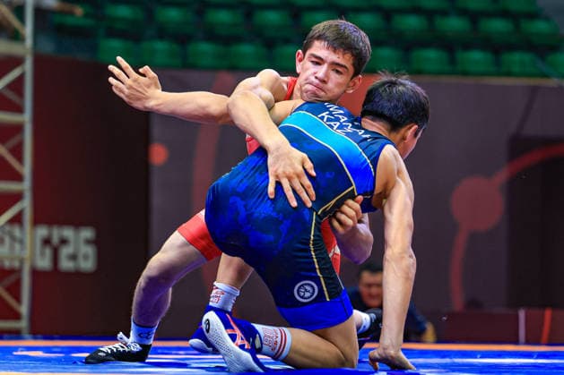 U17, U 17 Wrestling Asian Championships 55kg GR - Asilbek Karimov (UZB) df. Diyar Amanali (KAZ)