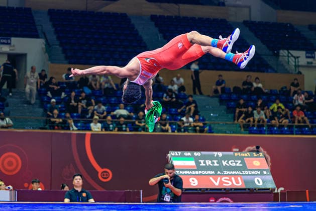 U17, U 17 Wrestling Asian Championships 60kg GR - Amirreza Saeid Tahmasbpourmarzouni (IRI)