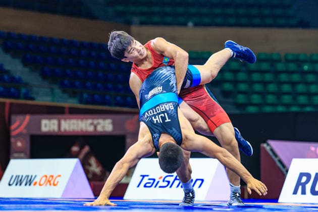 U17, U 17 Wrestling Asian Championships 60kg GR - Makhdi Barotov (TJK) df. Yeskendir Baurzhan (KAZ)