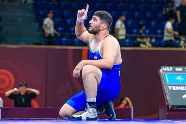 U17, U 17 Wrestling Asian Championships 110kg GR - Aliakbar Ali Akoo (IRI)