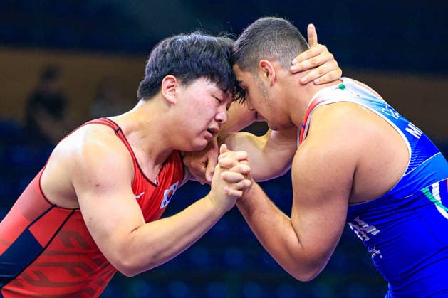 U17, U 17 Wrestling Asian Championships 92kg GR - Amirreza Ghasem Mehritalarposhti (IRI) df. Jongyeon Na (KOR)