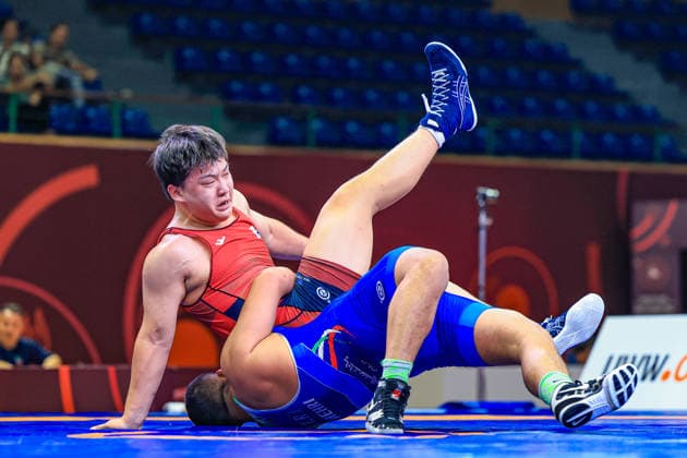 U17, U 17 Wrestling Asian Championships 92kg GR - Amirreza Ghasem Mehritalarposhti (IRI) df. Jongyeon Na (KOR)