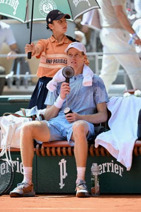 French Open - Jannik Sinner out In Second Round Jannik Sinner of Italy is seen during his second round match against Juan Manuel Cerundolo of Argentina during Day Five of the 2026 French Open at Roland Garros on May 28, 2026 in Paris, France. Photo by Franck Castel ABACAPRESS.COM Paris France  Copyright: xCastelxFranck ABACAx