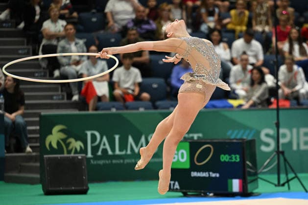 OTHER - Gymnastics - European Championships in Rhythmic gymnastics, Rhythmische Sportgymnastik, RSG Photo by IPA ABACAPRESS.COM85139236 - DRAGAS Tara (ITA) during European Championships in Rhythmic Gymnastics, Gymnastics in Varna, Bulgaria, May 28 2026 Varna Bulgaria  Copyright: xIPAxSport ABACAx