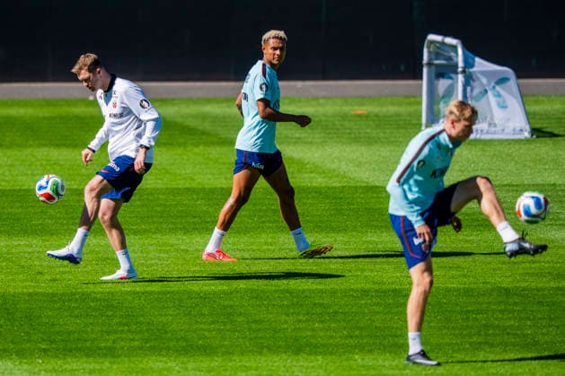 Training with the Norwegian men s national football team Oslo, Norway 20260528 Norway s Antonio Nusa during a training session with the Norwegian men s national football team at Ullevaal Stadium Photo Fredrik Varfjell NTB Oslo Norway EDITORIAL USE ONLY RESTRICTED USE FOR BETTING COMPANIES  Copyright: xFredrikxVarfjellx xNTBx