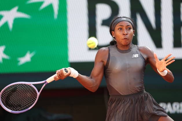 ROLAND GARROS 2026 Thierry Larret MAXPPP - PARIS (75) 28 05 2026 Thierry Larret Maxppp. Tennis. Roland Garros 2026. Internationaux de France de tennis. Stade Roland Garros, Paris (75). Le 28 Mai. Court Suzanne LENGLENN : Coco GAUFF (USA) vs Mayar SHERIF (EGY). PARIS (75) STADE ROLAND GARROS PARIS ILE DE FRANCE FRANCE  Copyright: xMAXPPPxThierryxLarretx TLR202605287708 TLR202605287708