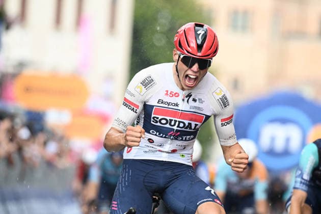 28-05-2026 Giro D italia; Tappa 18 Fai Della Paganella - Pieve Di Soligo; 2026, Soudal - Quick Step; Magnier, Paul; Pieve Di Soligo; 