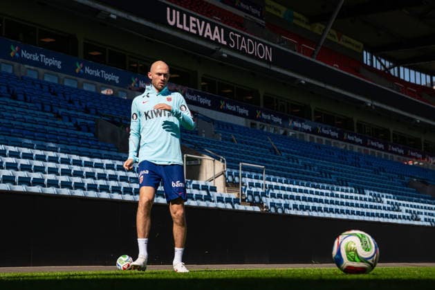 260528 Fredrik Aursnes of the Norwegian national football team during a training session on May 28, 2026 in Oslo. Photo: Vegard Grott BILDBYRAN kod VG VG0926 bbeng fotball football soccer fotboll norge norway trening träning training practice Copyright: VEGARDxGRoTT BB260528VG014