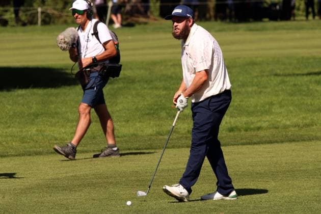 KITZBUEHEL, AUSTRIA - MAY 28: JOHNSTON, Andrew (ENG, back) at the Austrian Alpine Open presented by Kitzbuehel Tirol, DP World TOUR, Round 1 on May 28, 2026 in Kitzbuehel, Austria.DP World Tour Austrian Alpine Open, Kitzbuehel, 28.05.2026 Tirol Austria Copyright: xPhotographer:xNilsxKoepkex