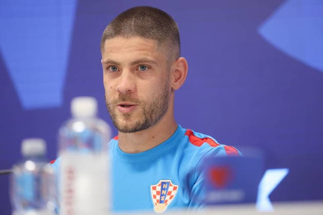 Croatia national football team press conference, PK, Pressekonferenz Andrej Kramaric speaks during a Croatia national football team press conference at the Rujevica Stadium in Rijeka, Croatia, on May 28, 2026, ahead of friendly matches against Belgium and Slovenia as part of the team s pre-World Cup training.  NelxPavletic PIXSELL