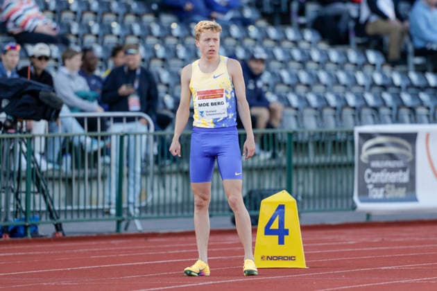 Trond Mohn Games 2026 Bergen 20260528 Hakon Moe Berg ready for 800 meters during the Trond Mohn Games athletics event at Fana Stadium in Bergen Photo Paul S Amundsen NTB Bergen Norway EDITORIAL USE ONLY RESTRICTED USE FOR BETTING COMPANIES  Copyright: xPaulxS.xAmundsenx xNTBx