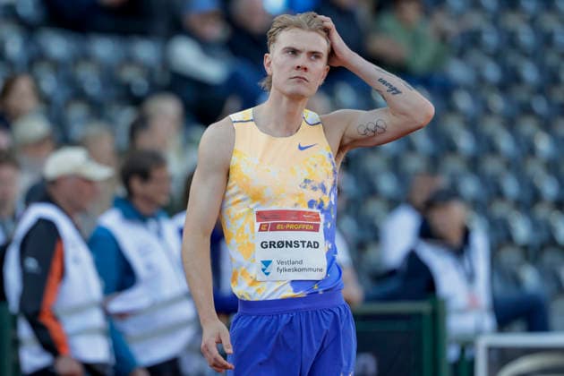 Trond Mohn Games 2026 Bergen 20260528 Tobias Gronstad before the 800 meters during the Trond Mohn Games athletics event at Fana Stadium in Bergen Photo Paul S Amundsen NTB Bergen Norway EDITORIAL USE ONLY RESTRICTED USE FOR BETTING COMPANIES  Copyright: xPaulxS.xAmundsenx xNTBx