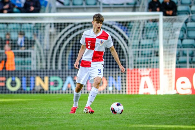 UEFA Under-17 European Championship, EM, Europameisterschaft Estonia 2026 Karlo Zirdum in action during the UEFA Under-17 European Championship Group-A match between Estonia U-17 vs Croatia U-17 national teams, Tallinn Estonia 28.05.2026 Tallinn A Le Coq Arena Estonia Copyright: xMaurixLevandix