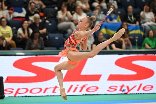 OTHER - Gymnastics - European Championships in Rhythmic gymnastics, Rhythmische Sportgymnastik, RSG Photo by IPA ABACAPRESS.COM85143621 - BABKEVICH Kira (BLR) during European Championships in Rhythmic Gymnastics, Gymnastics in Varna, Bulgaria, May 28 2026 Varna Bulgaria  Copyright: xIPAxSport ABACAx