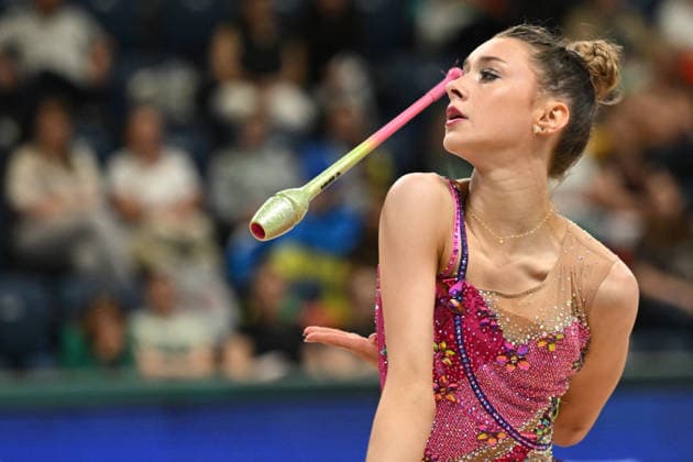 OTHER - Gymnastics - European Championships in Rhythmic gymnastics, Rhythmische Sportgymnastik, RSG Photo by IPA ABACAPRESS.COM85143627 - LEWINSKA Laura (POL) during European Championships in Rhythmic Gymnastics, Gymnastics in Varna, Bulgaria, May 28 2026 Varna Bulgaria  Copyright: xIPAxSport ABACAx