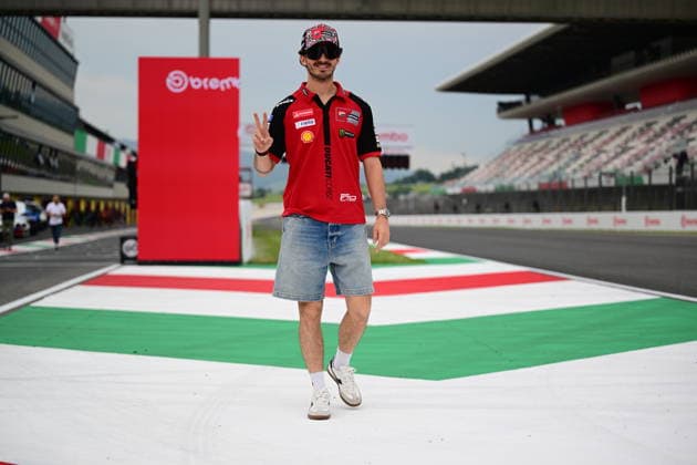 MotoGP of Italy - Previews Francesco Bagnaia of the Ducati Lenovo Team walks in the paddock during the MotoGP Italian Grand Prix at Mugello Circuit in San Piero a Sieve, Italy, on May 28, 2026. San Piero a Sieve Italy  Copyright: xAndreaxDiodatox originalFilename:diodato-italiang260528_npbEL.jpg