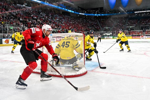 ZURICH, SWITZERLAND - MAY 28: Timo Meier of Switzerland in action during the 2026 IIHF Ice hockey, Eishockey World Championship, WM, Weltmeisterschaft Switzerland game between Switzerland and Sweden at Swiss Life Arena on May 28, 2026 in Zurich, Zurich. Zurich Swiss Life Arena Zurich Switzerland Copyright: xJustPictures.ch AndreaxBrancax jp-en-EuSpIm-JP7_ANB_FinCze_28052026_5317