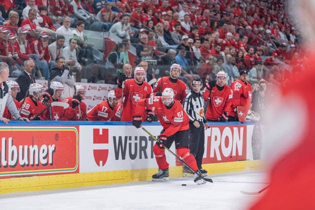 28 05 2026, Zurich, Swiss Life Arena, Ice hockey, Eishockey World Championships: Switzerland - Sweden, 54 Christian Marti (Switzerland) Zurich Swiss Life Arena Zurich Switzerland Copyright: xJustPictures.ch StefanxEmchx jp-de-StEm-DSC0067320260528