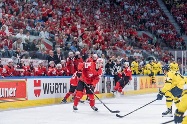 28 05 2026, Zurich, Swiss Life Arena, Ice hockey, Eishockey World Championships: Switzerland - Sweden, 86 Janis Moser (Switzerland) Zurich Swiss Life Arena Zurich Switzerland *** 28 05 2026, Zurich, Swiss Life Arena, Ice Hockey World Championships Switzerland Sweden, 86 Janis Moser Switzerland Zurich Swiss Life Arena Zurich Switzerland Copyright: xJustPictures.ch StefanxEmchx jp-de-StEm-DSC0076520260528