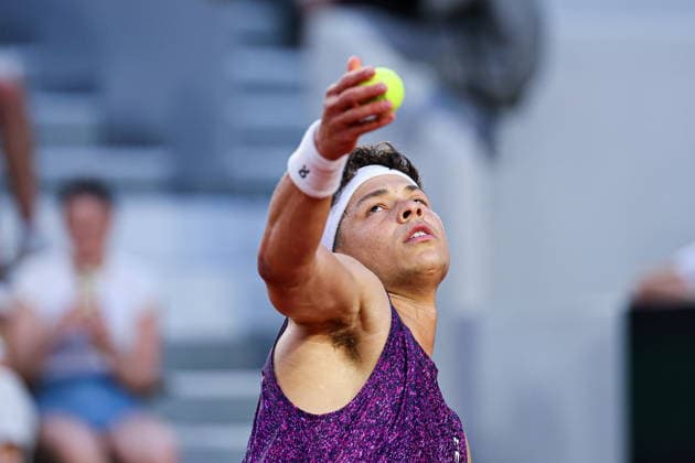 2026.05.28 Paryz Tenis French Open Roland Garros 2026 Raphael Collignon - Ben Shelton N z Ben Shelton Foto Pawel Andrachiewicz PressFocus 2026.05.28 Paris Tennis - French Open Roland Garros 2026 Raphael Collignon - Ben Shelton Ben Shelton Credit: Pawel Andrachiewicz PressFocus NEWSPIX.PL --- newspix.pl POLAND OUT! 