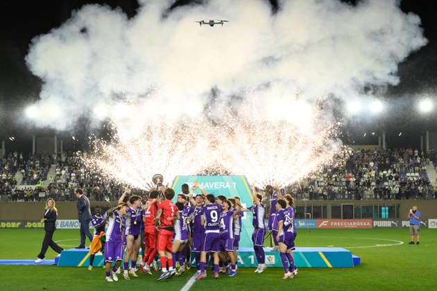 during the finals match between Fiorentina U20 and Parma U20 of the 2025 2026 Primavera 1 Championship at the Rocco B. Commisso Viola Park Sports Center in Bagno a Ripoli, Florence, Italy. May 28, 2026. - Soccer.  Copyright: xFabrizioxCorradetti LaPressex