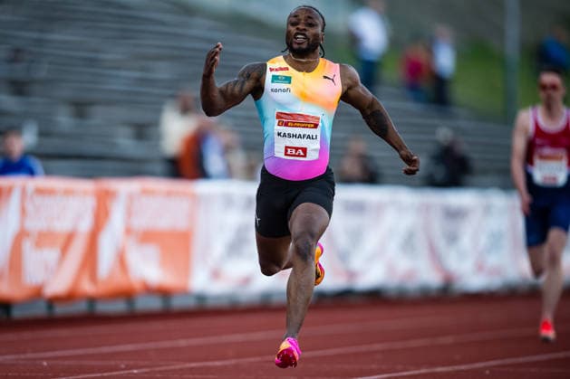 260528 Salum Kashafali of Norway competes in men™s 100 meter para during the Trond Mohn Games on May 28, 2026 in Bergen. Photo: Marius Simensen BILDBYRAN Cop 238 MM0068 athletics bbeng friidrett friidrott norge norway trond mohn games Copyright: MARIUSxSIMENSEN BB260528ZU062
