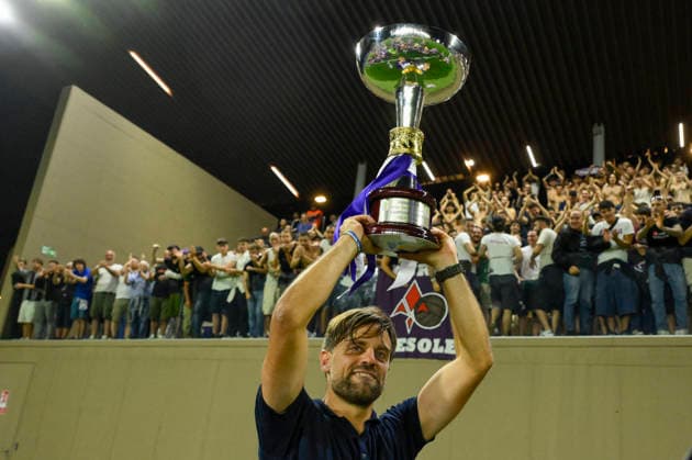 Fiorentina™s head coach Daniele Galloppa during the finals match between Fiorentina U20 and Parma U20 of the 2025 2026 Primavera 1 Championship at the Rocco B. Commisso Viola Park Sports Center in Bagno a Ripoli, Florence, Italy. May 28, 2026. - Soccer.  Copyright: xFabrizioxCorradetti LaPressex