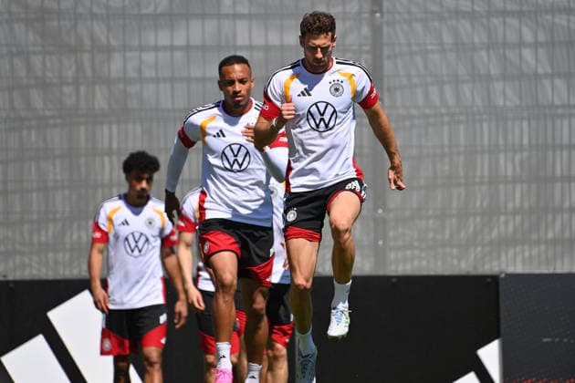 v.re:Leon GORETZKA (GER),Jamie LEWELING (GER), Deutsche Fussball Nationalmannschaft,WM Vorbereitung, Trainingslager in Herzogenaurach am 28.05.2026.