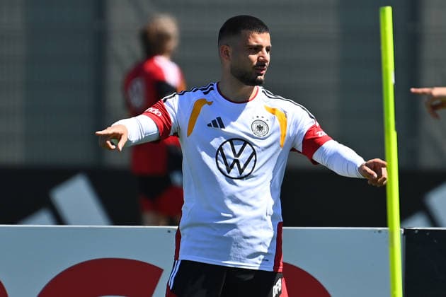 Deniz UNDAV (GER), Gestik,gibt Anweisungen, Aktion,Einzelbild,angeschnittenes Einzelmotiv,Halbfigur,halbe Figur. Deutsche Fussball Nationalmannschaft,WM Vorbereitung, Trainingslager in Herzogenaurach am 28.05.2026.