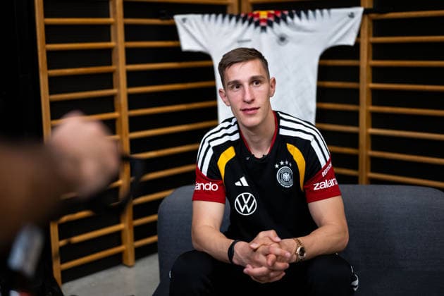 GER, Fußball Herren Nationalmannschaft Deutschland, Training, 28.05.2026, Adidas Homeground, Herzogenaurach, GER, Fußball Herren Nationalmannschaft Deutschland, Medienstunde, im Bild Nico Schlotterbeck (Deutschland, 15), nordphotoxGmbHx xMemmler nph00005