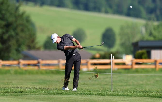 GOLF - Austrian Alpine Open KITZBÜHEL,AUSTRIA,29.MAY.26 - GOLF - DP World Tour, Austrian Alpine Open, GC Kitzbuehel-Schwarzsee-Reith. Image shows Daniel Rodrigues (POR).  GEPAxpictures xAmirxBeganovic