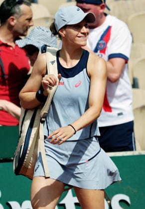 TENNIS - French Open 2026 PARIS,FRANCE,29.MAY.26 - TENNIS - WTA, Tennis Damen Tour, French Open, Roland Garros, Grand Slam. Image shows Viktorija Golubic (SUI).  GEPAxpictures xMatthiasxHauer