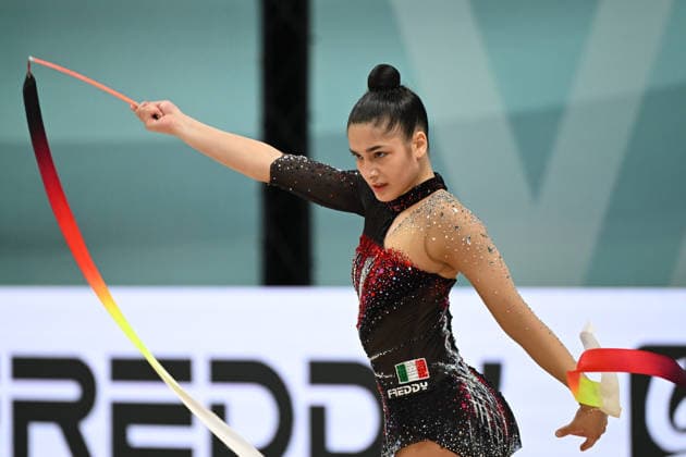 IPA85155683 - RAFFAELI Sofia (ITA) during European Championships in Rhythmic gymnastics, Rhythmische Sportgymnastik, RSG Gymnastics in Varna, Bulgaria, May 29 2026  Copyright: xFilippoxTomasi IPAxSportx xx 85155683
