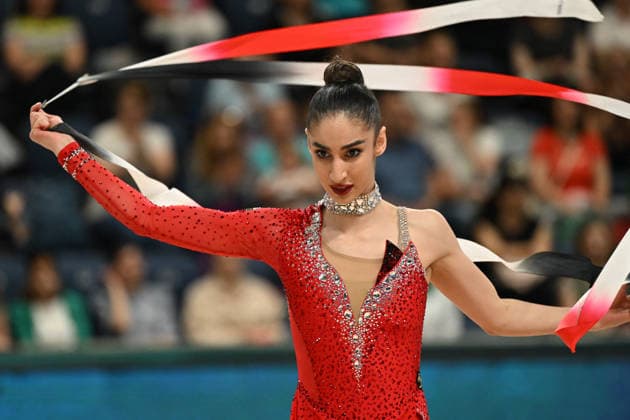 OTHER - Gymnastics - European Championships in Rhythmic gymnastics, Rhythmische Sportgymnastik, RSG Photo by IPA ABACAPRESS.COM85155644 - BREZALIEVA Eva (BUL) during European Championships in Rhythmic Gymnastics, Gymnastics in Varna, Bulgaria, May 29 2026 Varna Bulgaria  Copyright: xIPAxSport ABACAx
